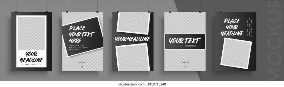 Poster template. Easy to adapt to brochure, annual report, magazine, poster, card, corporate presentation, portfolio, flyer, banner, website, app