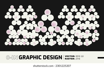 Poster template graphic design in Brutalism style. Vector cover layout with abstract elements and geometric shapes, useful for poster art, website headers, front page design, decorative prints.