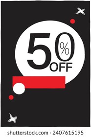 Poster template in red and black colors. Grunge details. 
Vector illustration. Use for promotion and social media.