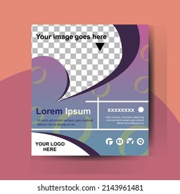 poster template vector art design