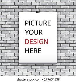 Poster template for your design.