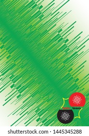 Poster for tennis events.Abstract green background