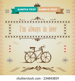 A poster with the text: I"m always in love