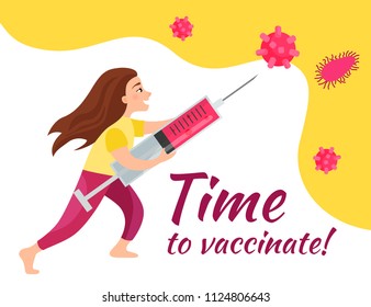 Vaccination Cartoon Images, Stock Photos & Vectors | Shutterstock