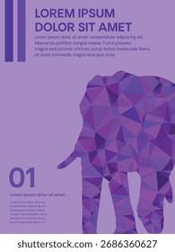 Póster Triángulo de diseño de Vector geométrico