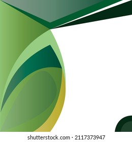 Poster vector background dark green color