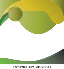 Poster vector background light green color
