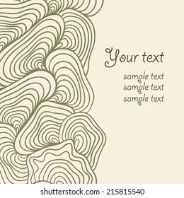 Poster vector banner. Holiday card. Design element