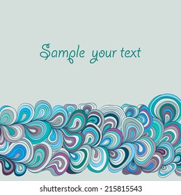 Poster vector banner. Holiday card. Design element