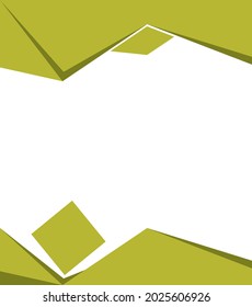 Poster vector design green color