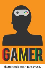 Poster Vector For Gammer Orange 