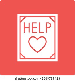 Poster vector icon. Can be used for printing, mobile and web applications.
