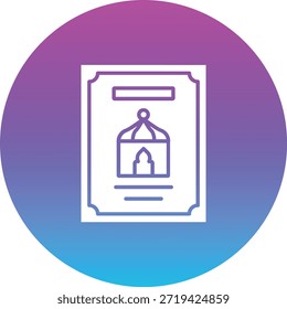 Icono de Vector de póster. Se puede utilizar para aplicaciones de impresión, móviles y de Web.