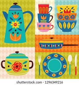 poster vintage kitchen