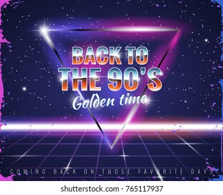 The Poster In Vintage Style On A Retro Party Banner, Invitation, Flyer, Advertising. Vector Illustration Of Retro Disco And Dance. Old Microphone. Other Variations You Can Find In My Portfolio.