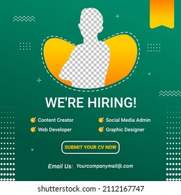 Job Vacancy Templates We Hire Jobs Stock Vector (Royalty Free) 1893823426