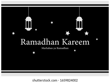 Poster for welcome the month of Ramadhan.