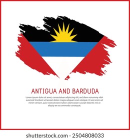 a poster with the word Antigua-and-Barduda be  on it