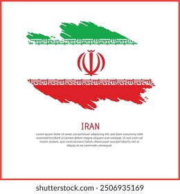 a poster with the word Iran be  on it