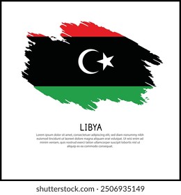 a poster with the word Libya be  on it