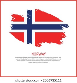 a poster with the word Norway be  on it