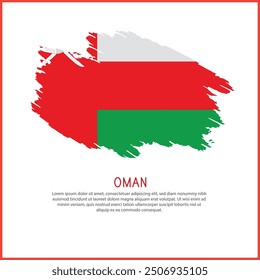 a poster with the word Oman be  on it