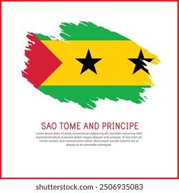 a poster with the word Sao-Tome-and-Principe be  on it