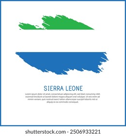 a poster with the word Sierra-Leone be  on it