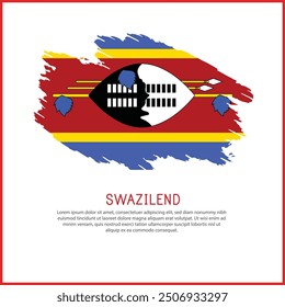 a poster with the word Swazilend be  on it