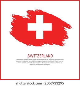 a poster with the word Switzerland be  on it