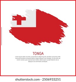 a poster with the word Tonga be  on it