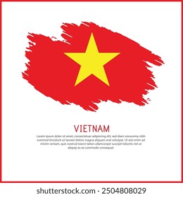 a poster with the word Vietnam be  on it