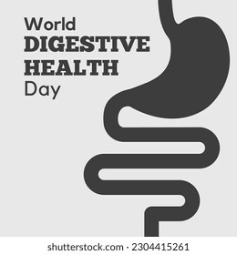 a poster of World Digestive Health Day