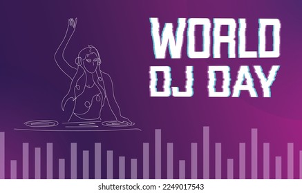 Afiche del Día Mundial del DJ