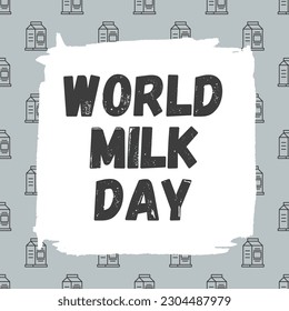 a poster of World Milk Day