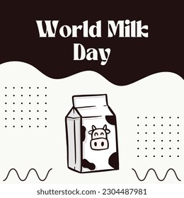 a poster of World Milk Day