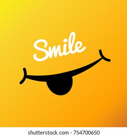 Poster World smile day. Smiley wallpaper. Emoticon background. Emoticon icon. 