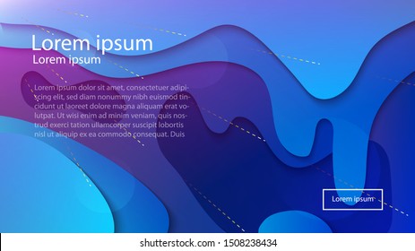 The poster/page cover picture of the cave in minimal geometric pattern background. ( vector )
