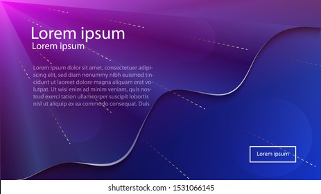 The Poster/page Cover Picture Of The Minimal Geometric Pattern Background. ( Vector )