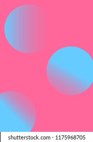 Posters with abstract forms, geometric style 80's, memphis. Retro-art for covers, banners, flyers and posters. Vector illustration