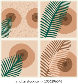Posters with breast. Vector illustration.