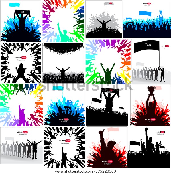 Posters Cheering Fans Stock Vector (Royalty Free) 395223580 | Shutterstock