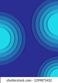Posters or covers with abstract geometric pattern design in bright color