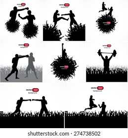 Posters of fighters 