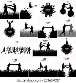 Posters of fighters