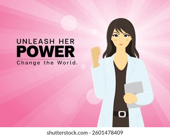 Posters show the power and rights of female doctors