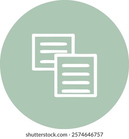 Post-it Notes Icon Depicting Reminders and Organization, Ideal for Business Documentation