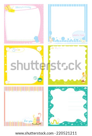 Postit Paper vector