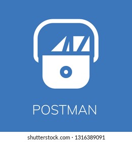  Postman icon. Editable  Postman icon for web or mobile.