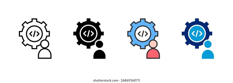 Postman Icon Set Multiple Style Collection